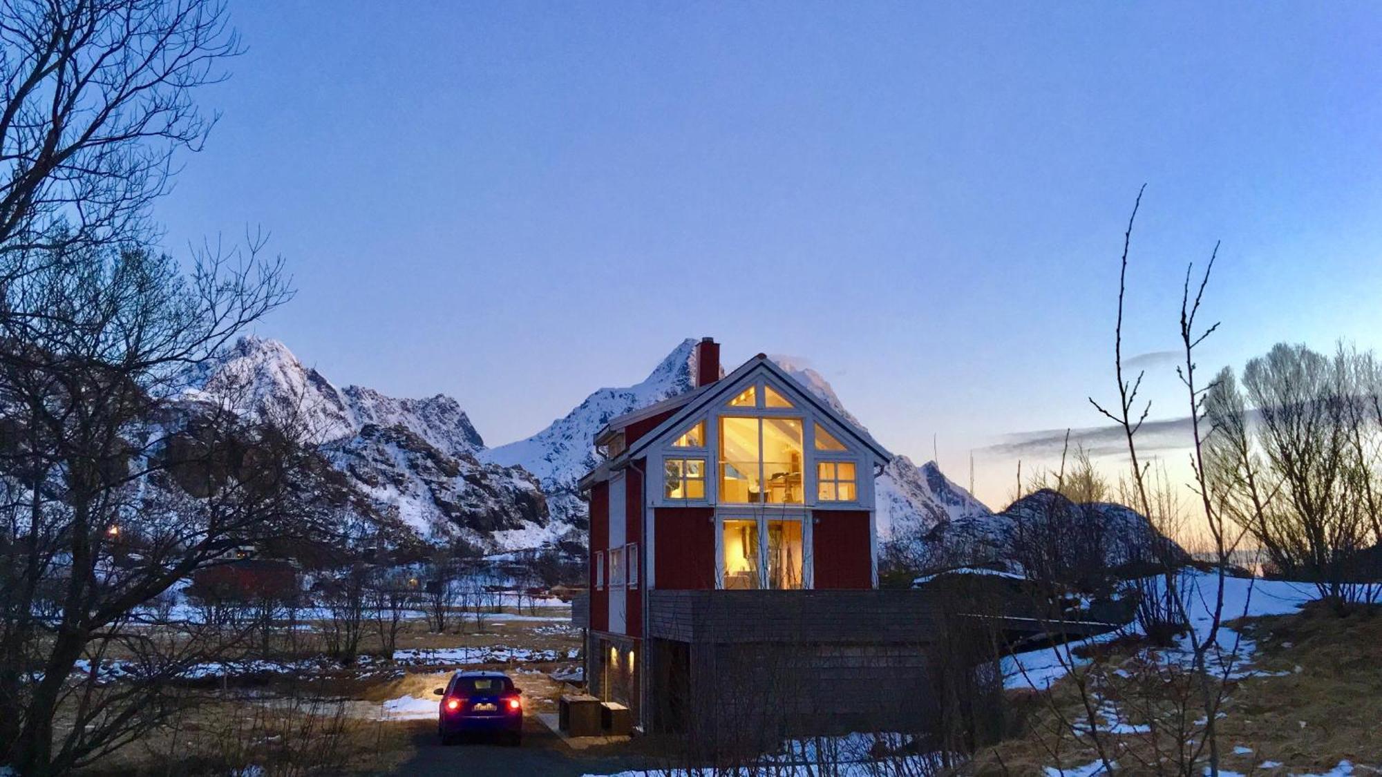Lofoten Fjord Lodge Saupstad  Kamer foto